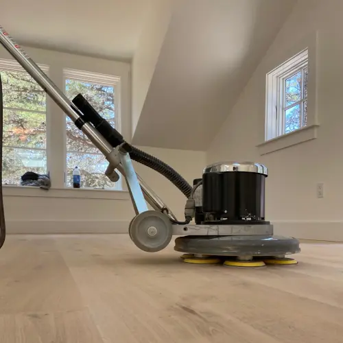 Polishing after Bona product application